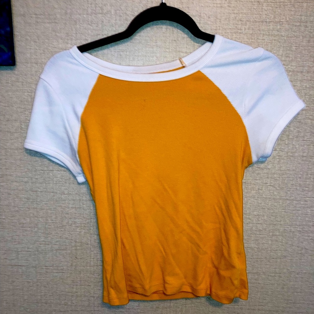 Cute Yellow Baby Tee by No Boundaries
